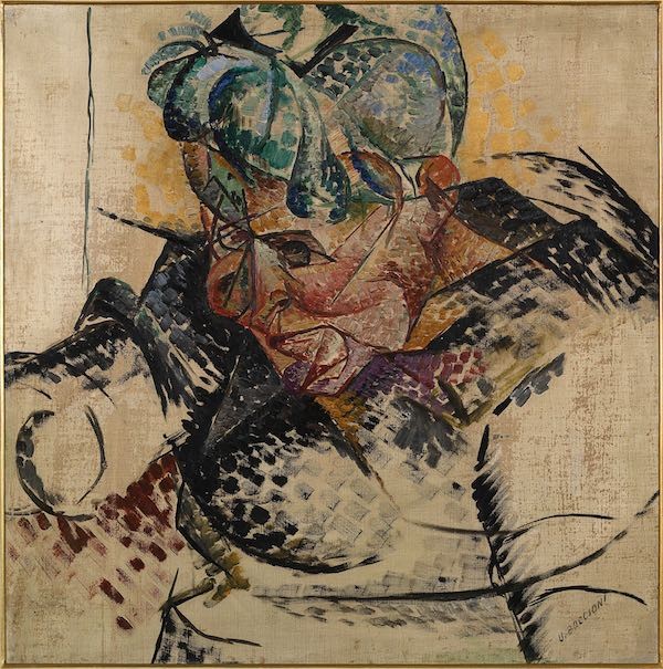 Umberto Boccioni, Studio di testa — La madre, 1912 