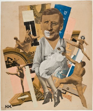 Hannah Höch Der Vater, 1920 Collage 34 x 27,5 cm 