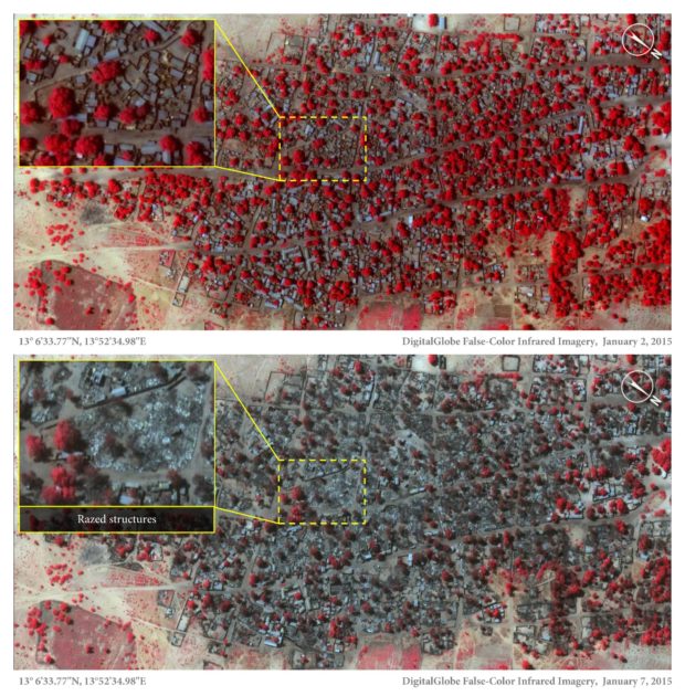 Nigeria: Satellite images show horrific scale of Boko Haram attack on Baga