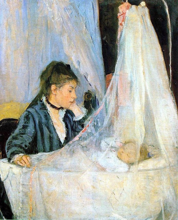Berthe Morisot, Το λίκνο, 1872, Μουσείο Orsay